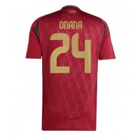 Echipament fotbal Belgia Amadou Onana #24 Tricou Acasa European 2024 maneca scurta